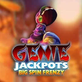 Genie Jackpots: Big Spin Frenzy slot logo by Blueprint Gaming at My Empire Casino