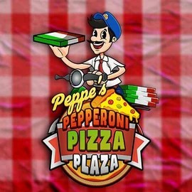 Peppe’s Pepperoni Pizza Plaza logo by Pragmatic Play My Empire Casino