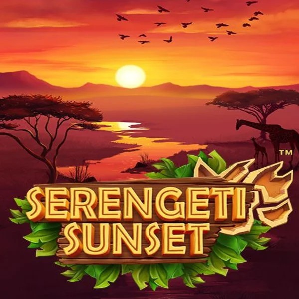 Serengeti Sunset by Skywind Group, showcased at www.myemojidomain.com – game logo