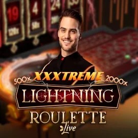 XXXtreme Lightning Roulette slot visual from Evolution available on www.myemojidomain.com